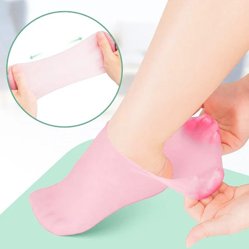 Silikonsockor för mjuka och välvårdade fötter