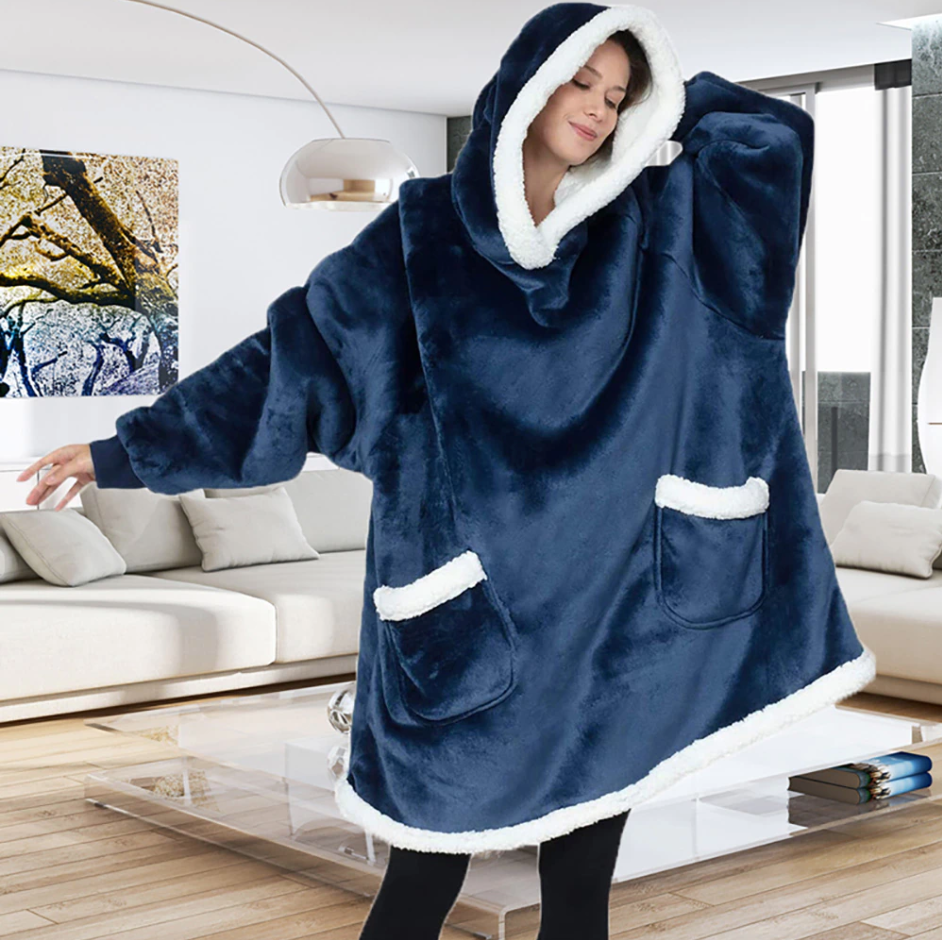 Gigantisk og superkomfortabel plaid for total avslapning