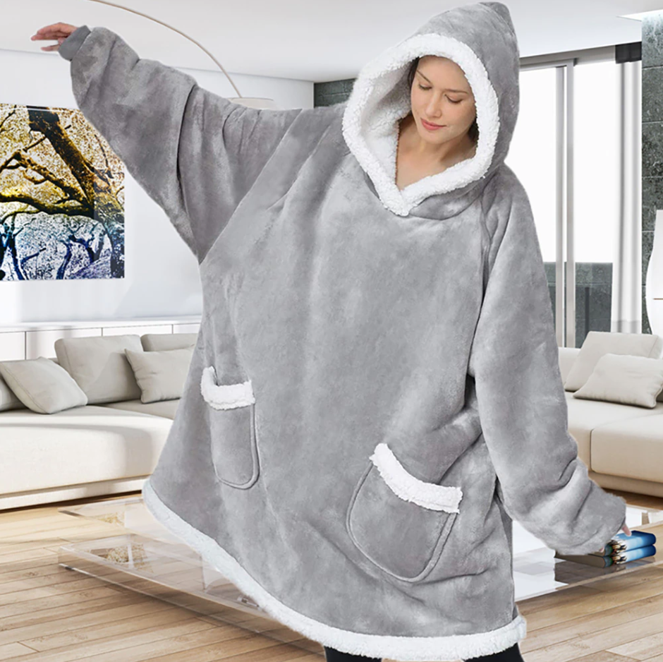 Gigantisk og superkomfortabel plaid for total avslapning