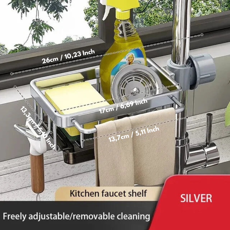 Aluminiumvaskerorganisator - Hold plassen din ren 